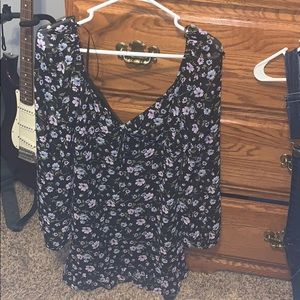 Black long sleeve mini dress from Forever 21